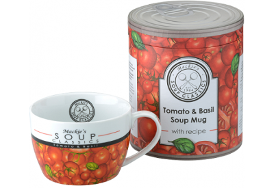 Mackie's Soup Classics Tomato & Basil Soup Mug Gift Set with Recipe